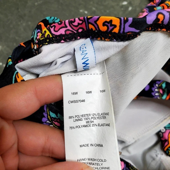 Clean Water Halter Vibrant Floral One-Piece Swimsuit - Picture 9 of 14